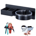 YYBO Hair Dryer and Straightener Holder | Adhesive Wall Mount Metal Stand