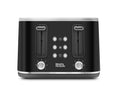 Morphy Richards Motive 4 Slice Toaster – Black Metal with 7 Settings