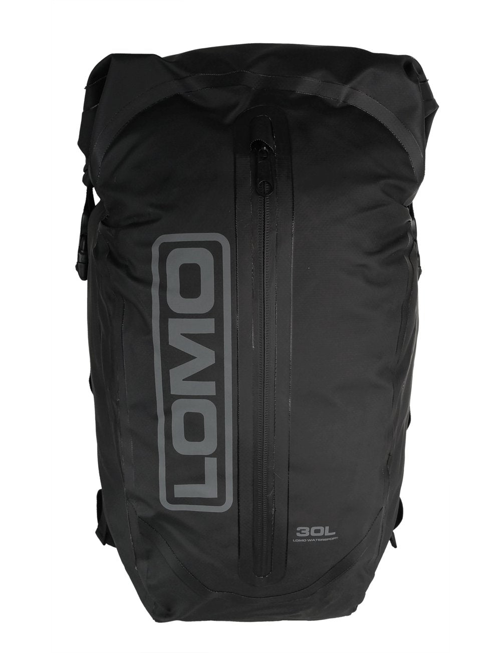 Lomo 30L Waterproof Dry Bag Rucksack – Black Roll Top PVC Daysack