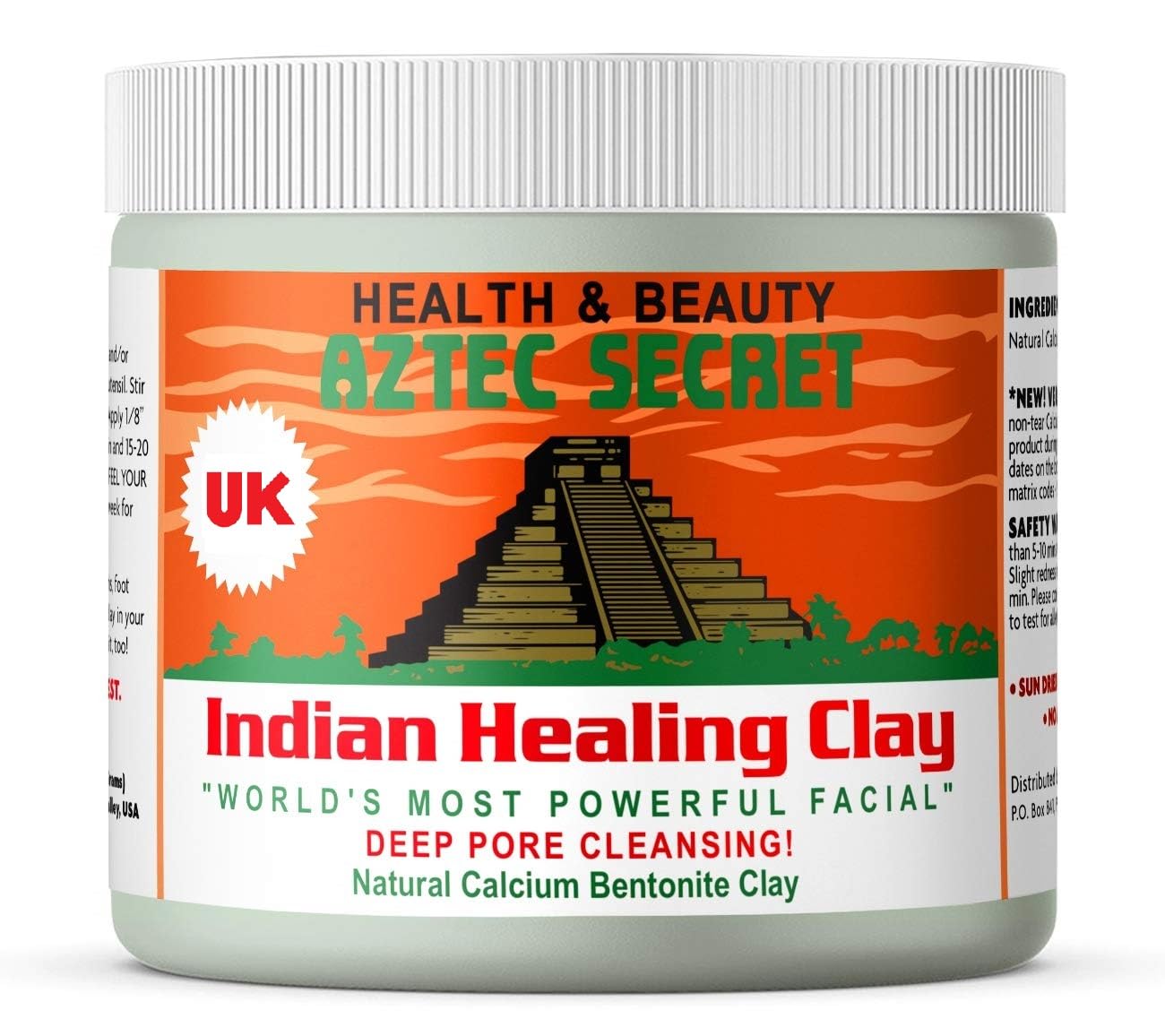 Aztec Secret Indian Healing Clay Mask 454g | Natural Bentonite Clay