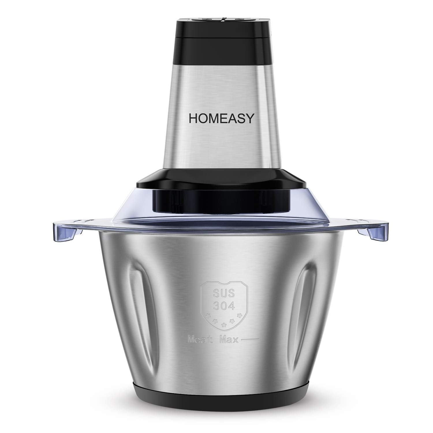 Homeasy Food Processor | 2.5L Stainless Steel Meat Grinder & Chopper