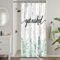 Uiiooazy Sage Green Eucalyptus Shower Curtain | Marble Effect Polyester