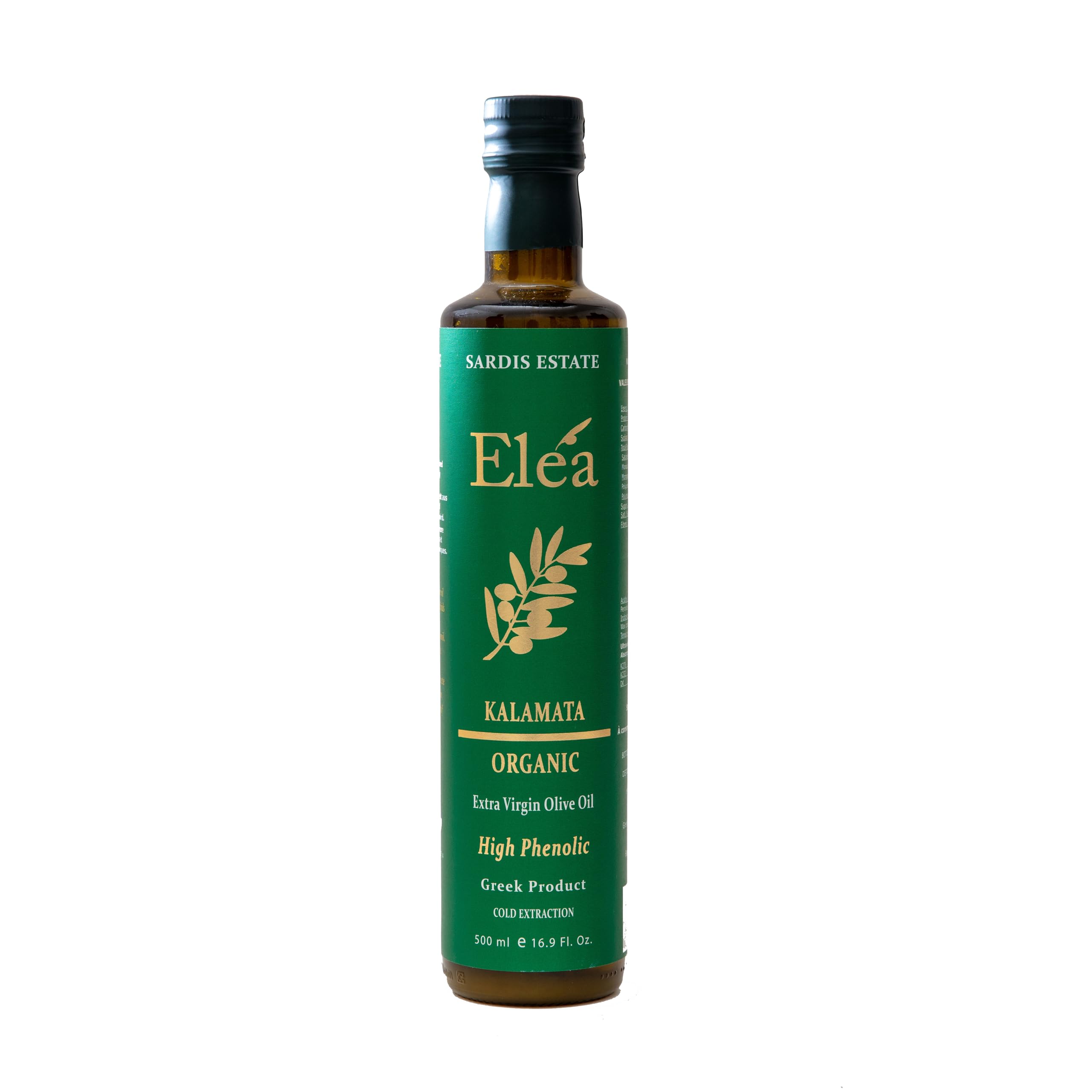 Sardis Estate Organic Kalamata PDO Extra Virgin Olive Oil – 500ml
