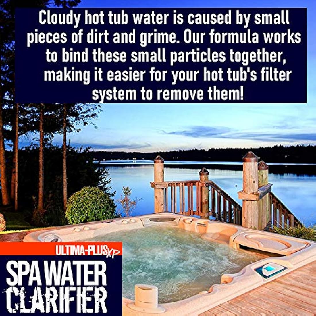 Jolof Store Ultima-Plus XP Spa Water Clarifier for Hot Tubs - 5L