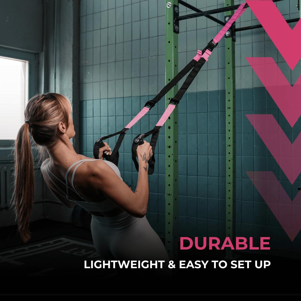 THYSOL Suspension Trainer Pro Xtreme - Full Body Sling Trainer Set