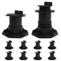 8-Pack Adjustable Decking Pedestals, 140-220 mm Plastic Deck Supports