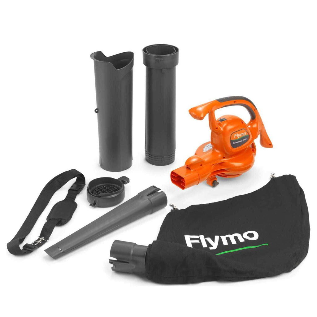 Flymo PowerVac 3000 Electric Leaf Blower, Vacuum & Mulcher – 3000W