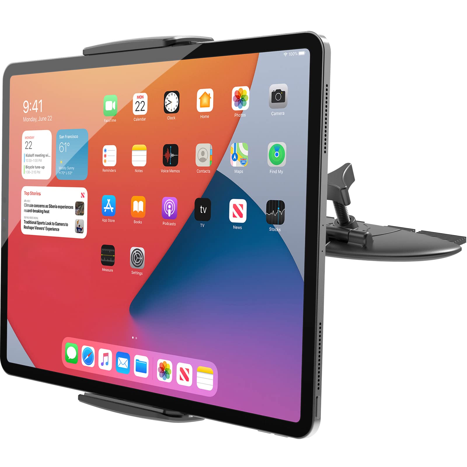 APPS2Car Universal CD Slot Tablet Car Mount | 360° Rotating Holder