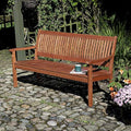 Rowlinson Willington 1.5m Hardwood Garden Bench | 3-Seater Outdoor Seat