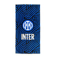 Inter Milan Official Terry Beach Towel - 100% Cotton Nerazzurri Logo
