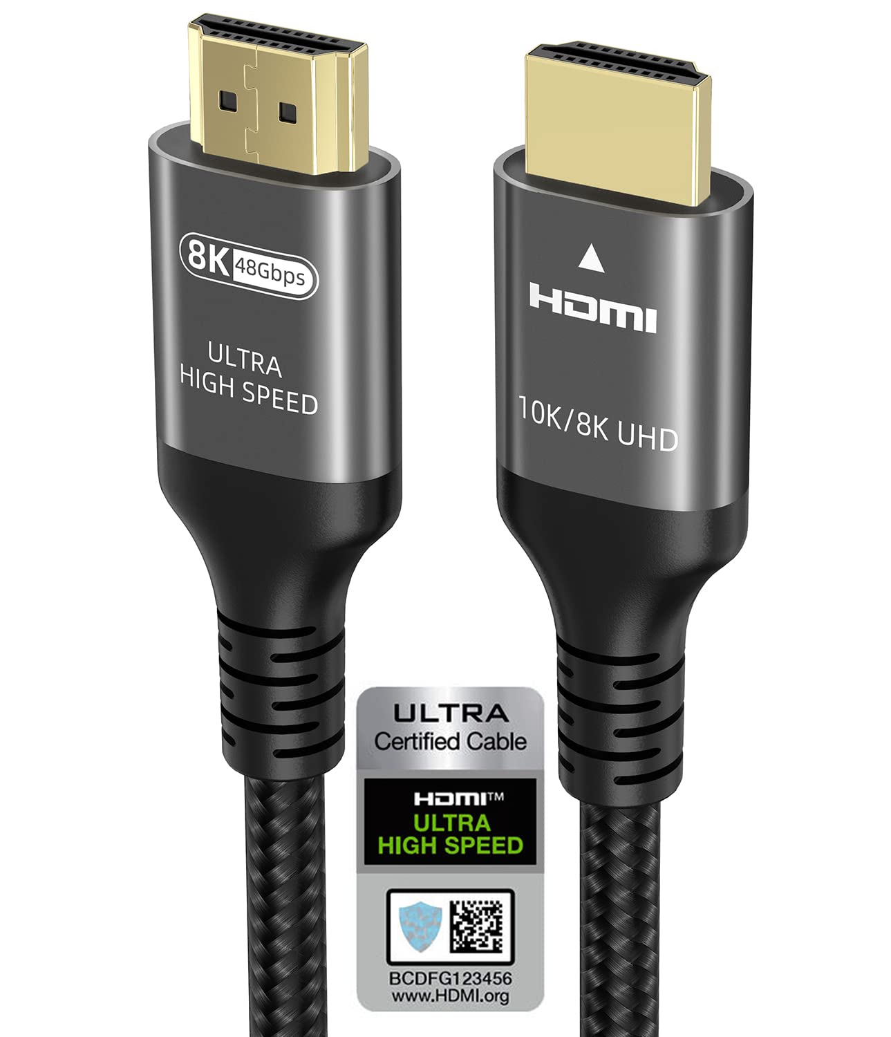 Ubluker Certified Ultra High Speed 8K HDMI Cable 48Gbps - 6.1M