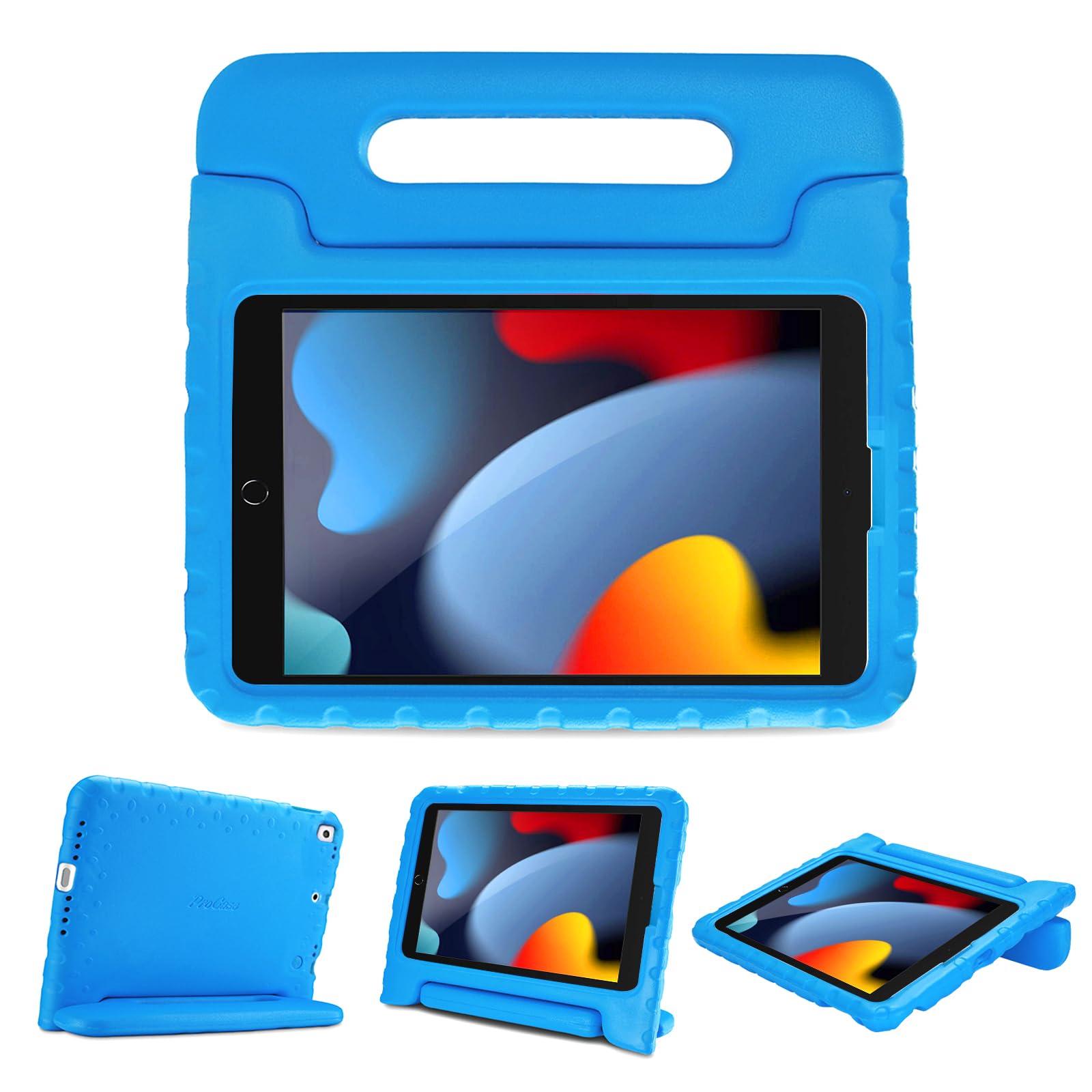 ProCase iPad 10.2/10.5 Kids Case – Shockproof Lightweight Cover, Blue