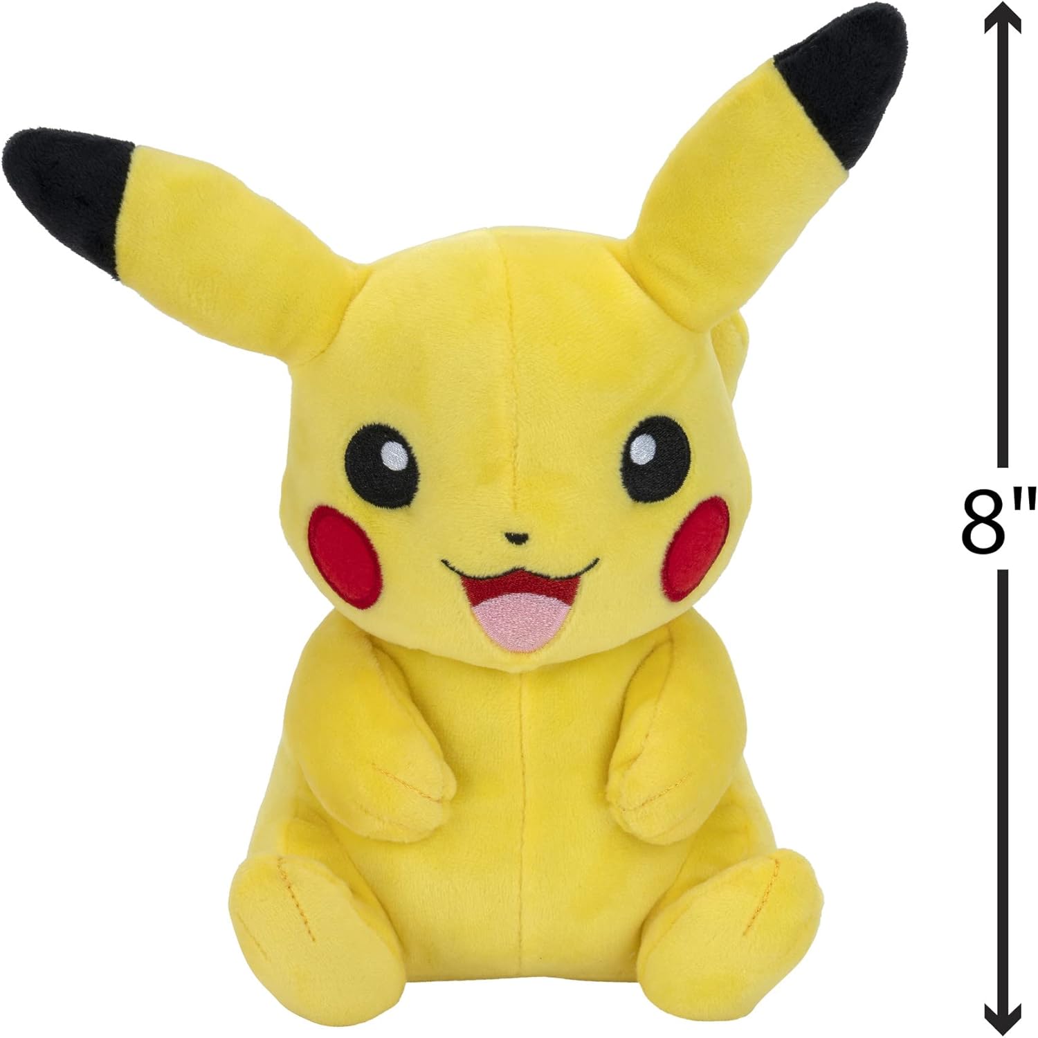 Snaps Pokemon Pikachu Plush – 8 Inch Collectible Stuffed Animal Toy