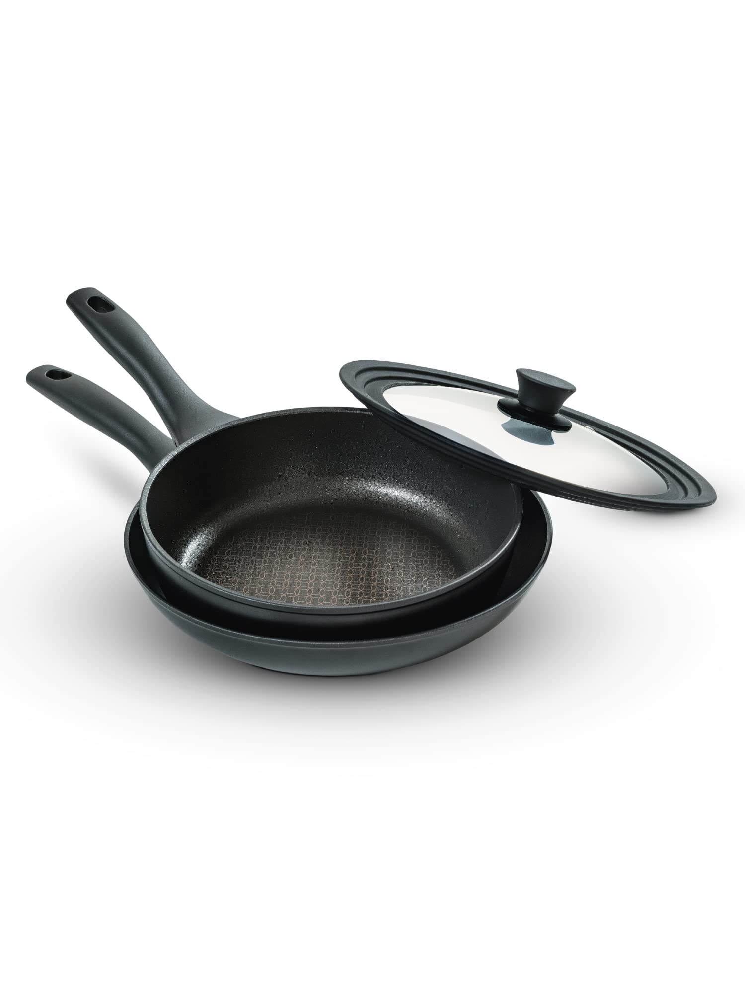 Prestige Nadiya Nesting Non-Stick Frying Pan Set | 3pc Induction Set