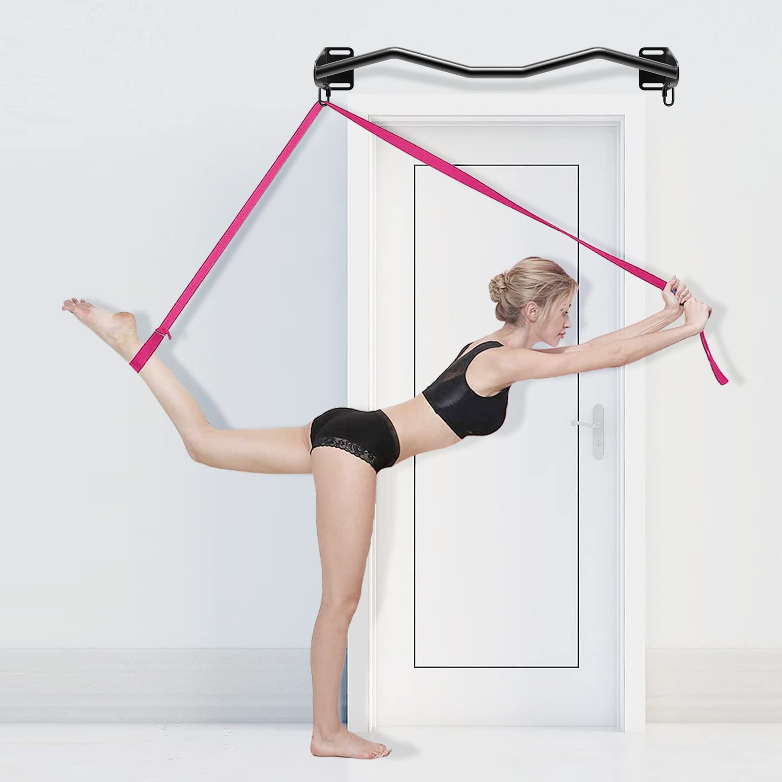 Kipika Wall Mounted Doorway Pull Up Bar – Heavy Duty Steel Chin Up Bar