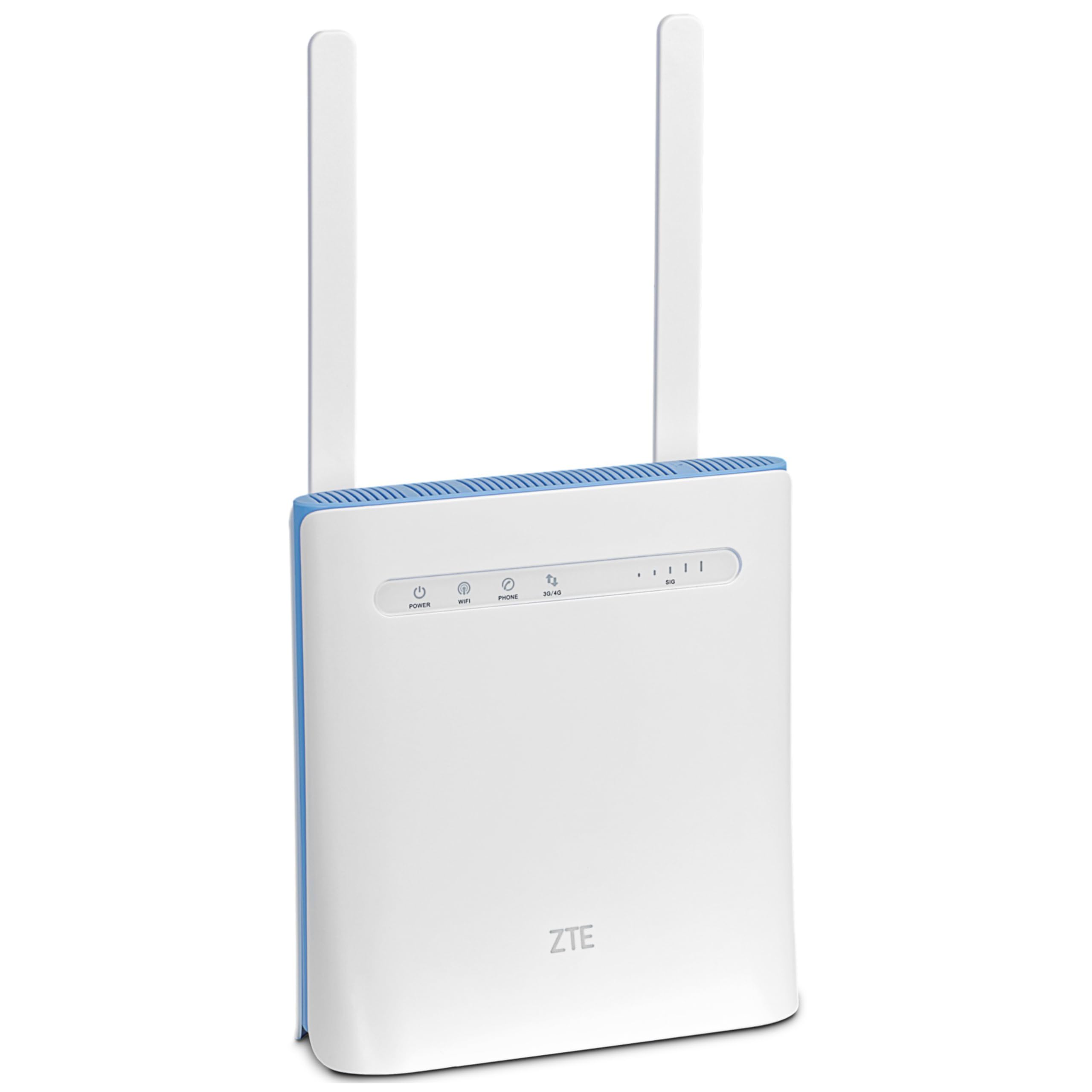 ZTE MF286D Unlocked 4G+ LTE Router | 600Mbps Cat 12 Wi-Fi (White)