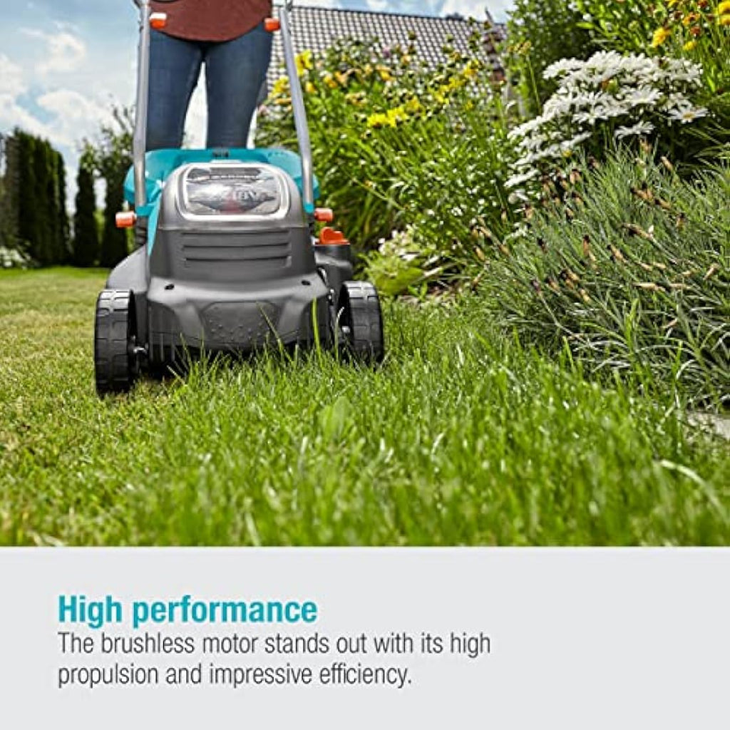 Gardena PowerMax 32/36V P4A Battery Lawnmower – 32cm Cutting Width