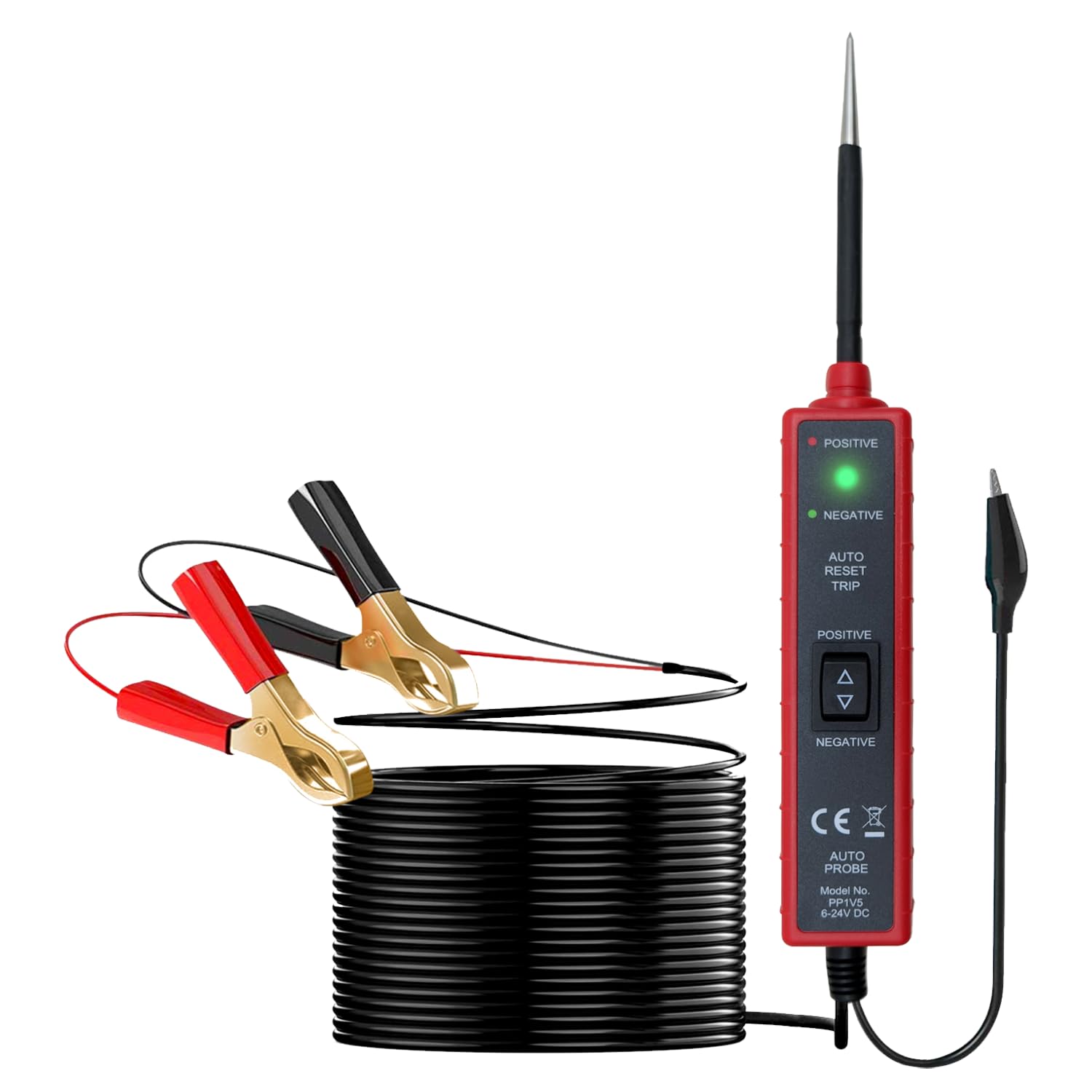 ZKTOOL Power Circuit Probe – 6-24V Automotive Electrical System Tester