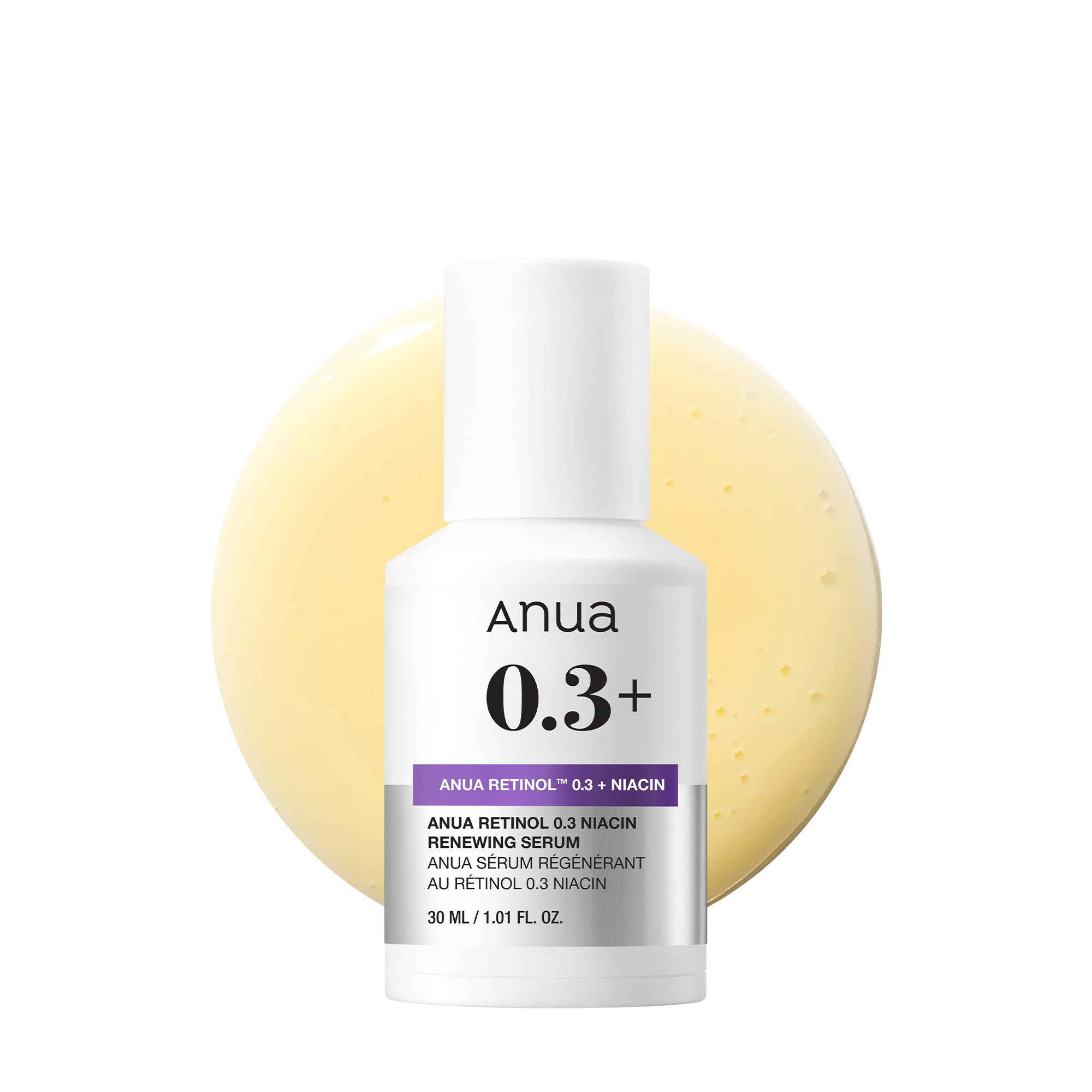 ANUA Retinol 0.3 Niacin Renewing Serum - Anti-Aging Korean Skincare