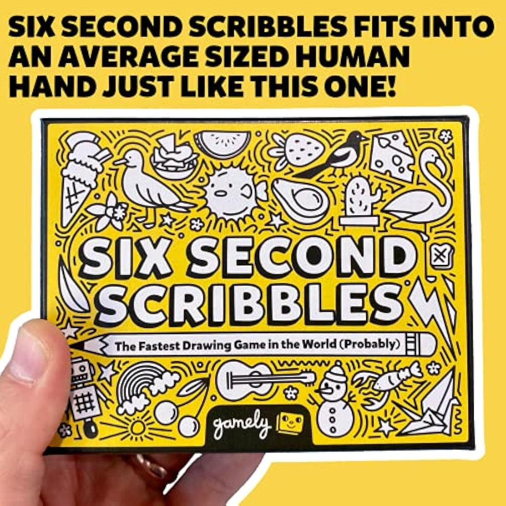 Six Second Scribbles – Fast Drawing Party Game for Families & Adults