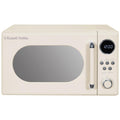 Russell Hobbs Retro Digital Microwave – 20L, 800W, Cream Mirror Finish