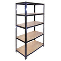 5 Tier Heavy Duty Metal Garage Shelving - 1800x900x400mm