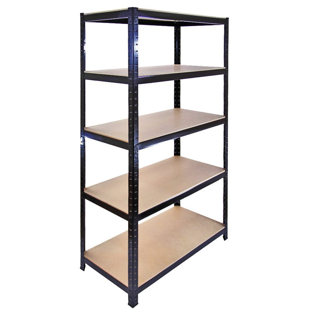 5 Tier Heavy Duty Metal Garage Shelving - 1800x900x400mm