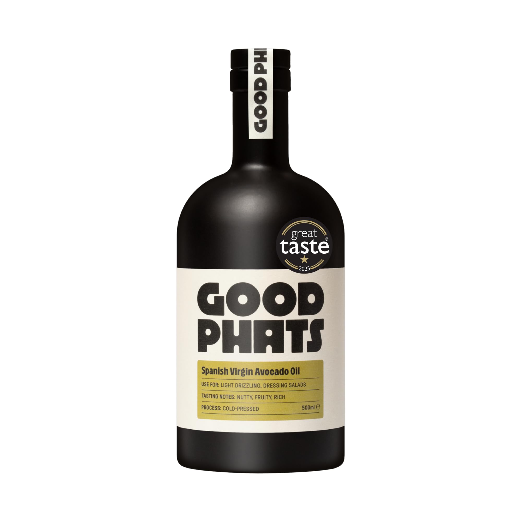 GOOD PHATS Virgin Avocado Oil – Cold-Pressed Hass & Fuerte (500ml)
