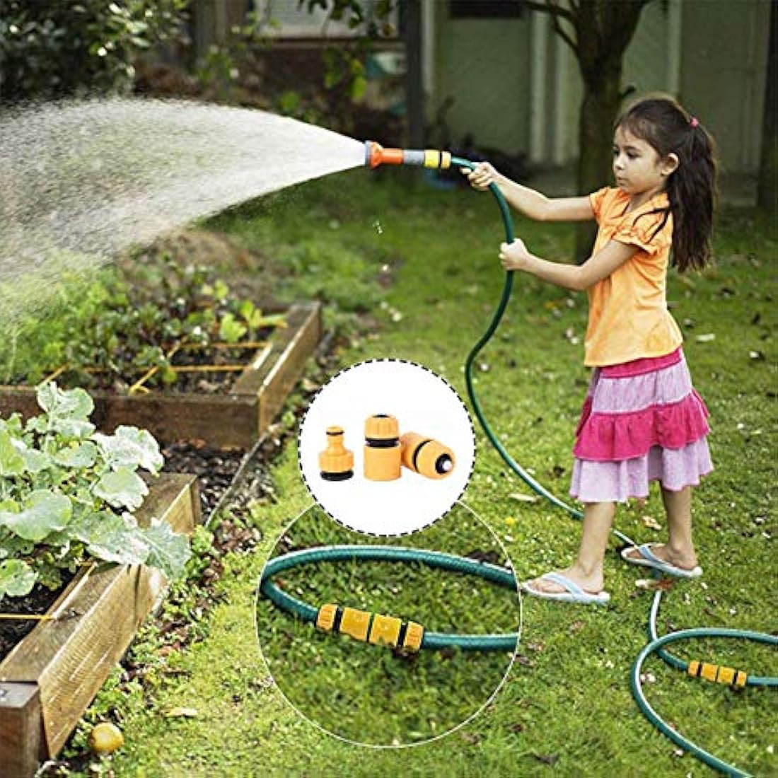 Garden Hose Connector Set | 15-Piece Quick Fitting Kit
