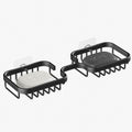 Dancrul Double Bar Soap Holder | Rust Proof Metal Wall Mounted Dish
