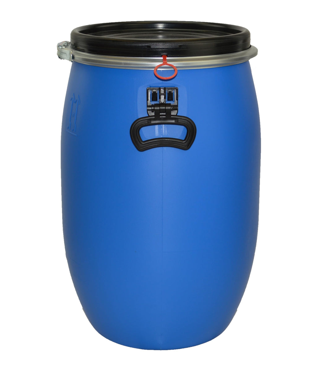 30L Blue Plastic Storage Drum – UN Approved Food Grade Keg