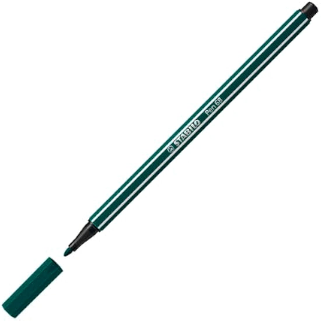 STABILO Pen 68 Premium Fibre-Tip Pens - ARTY Tin of 40 Assorted Colours