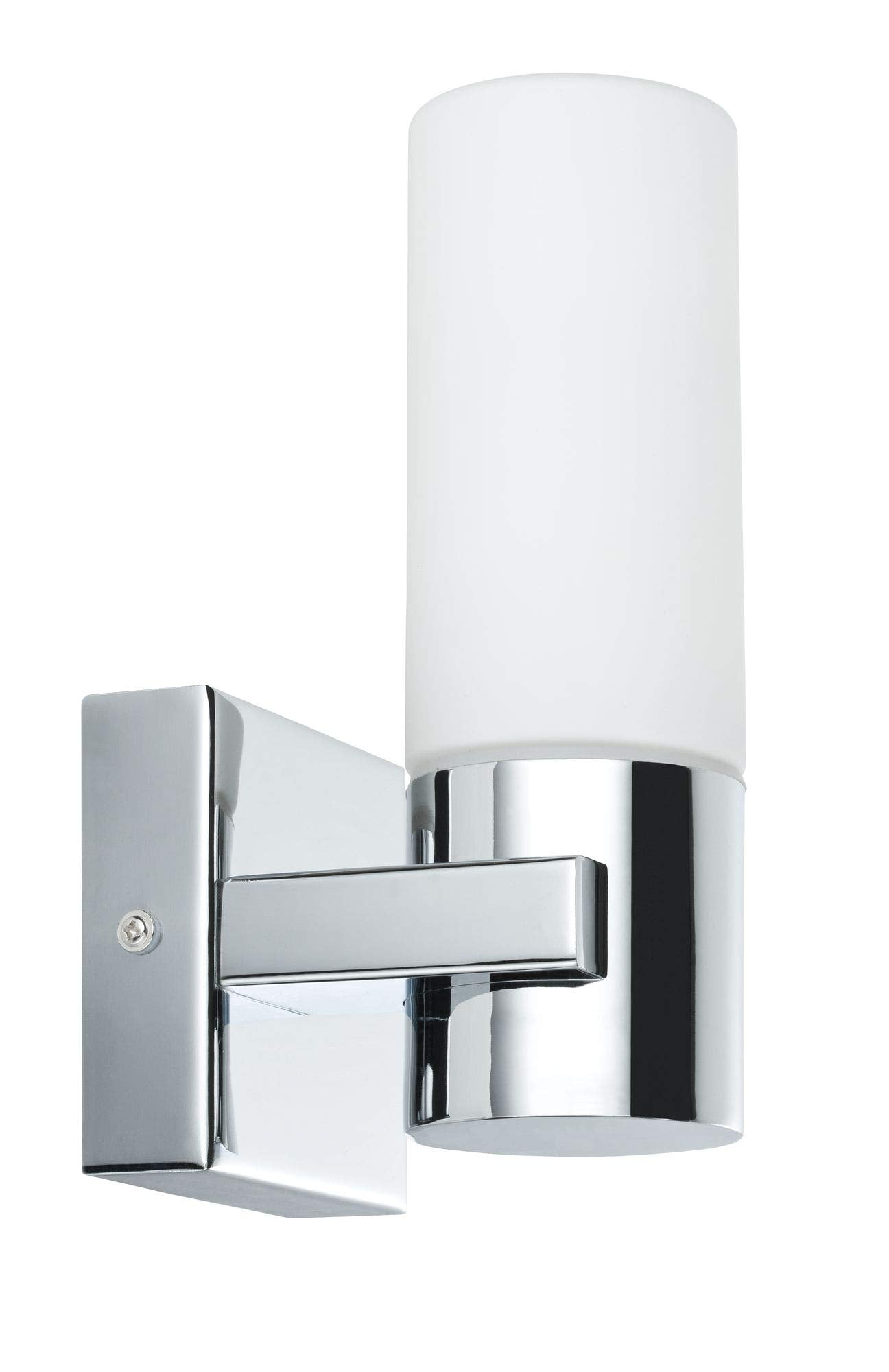Paulmann Gemini Wall Spotlight 2-Pack | IP44 Chrome & Glass Luminaire