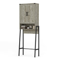 BonVache Over Toilet Storage Cabinet – Modern Grey Bathroom Organizer
