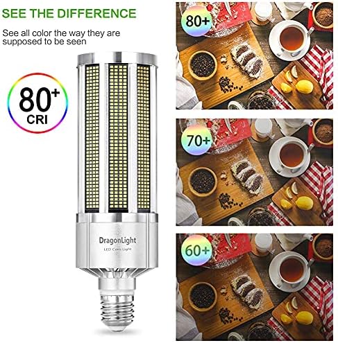 200W LED Corn Bulb – 27,000LM E40 High Bay 5000K Lamp