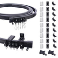 KJLEEN 3M Bendable Ceiling Curtain Track - Heavy Duty Flexible Rail