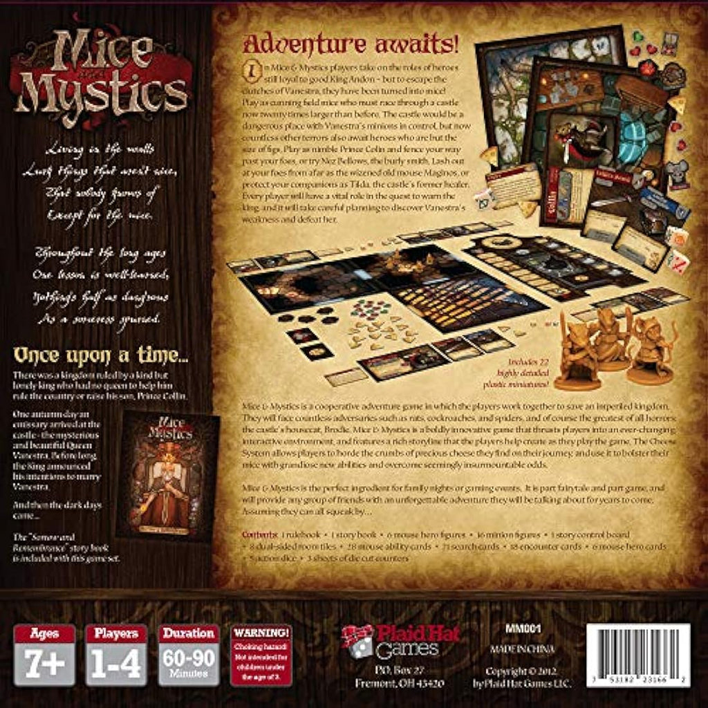 Mice and Mystics Board Game | Plaid Hat Games Cooperative Adventure