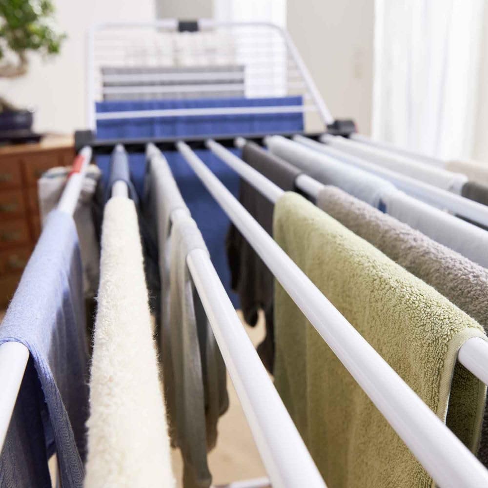 Vileda Infinity Flex Plus Extendable Clothes Airer | 30m Indoor Drying Rack