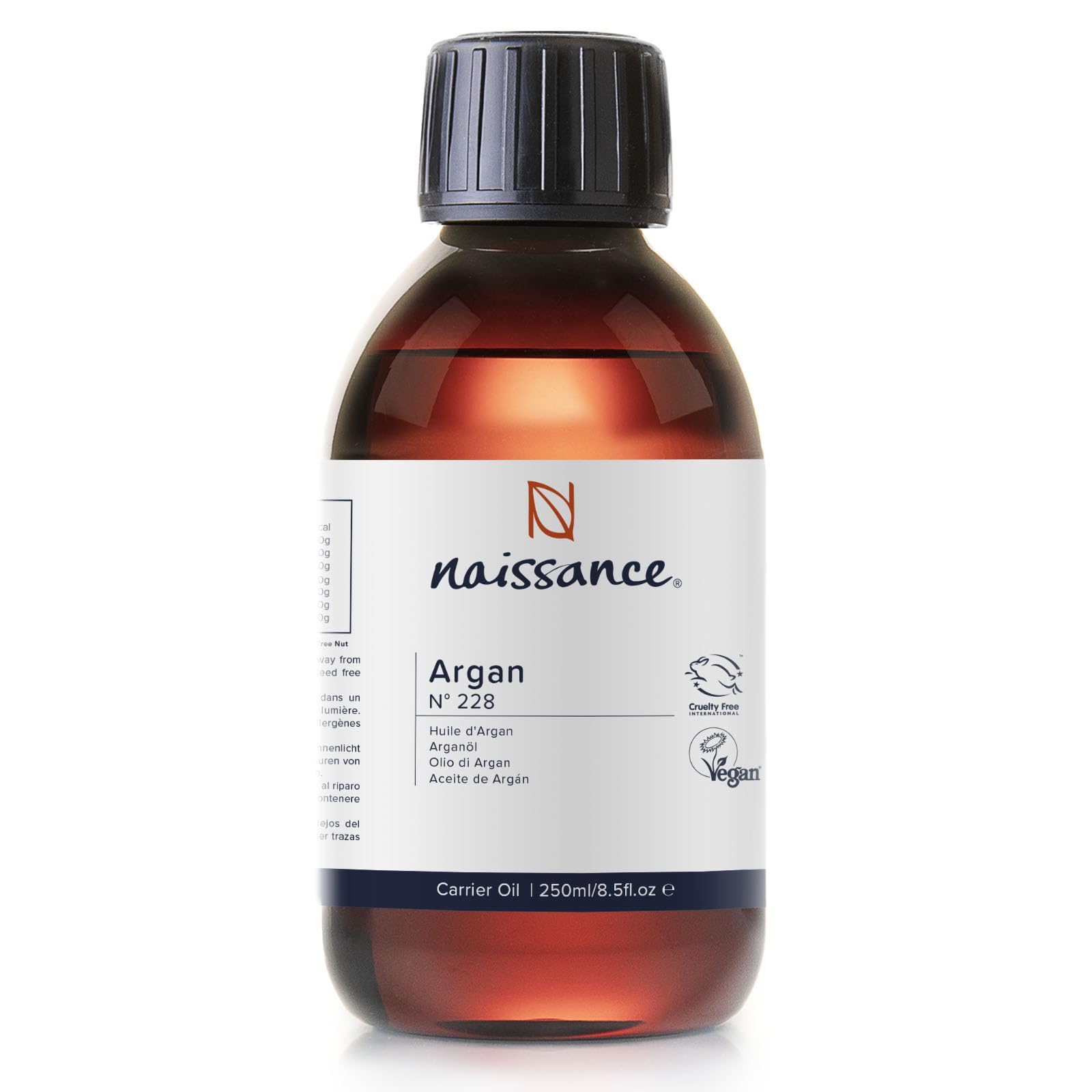 Naissance Argan Oil (No. 228) 225ml – Natural Hair & Skin Moisturiser