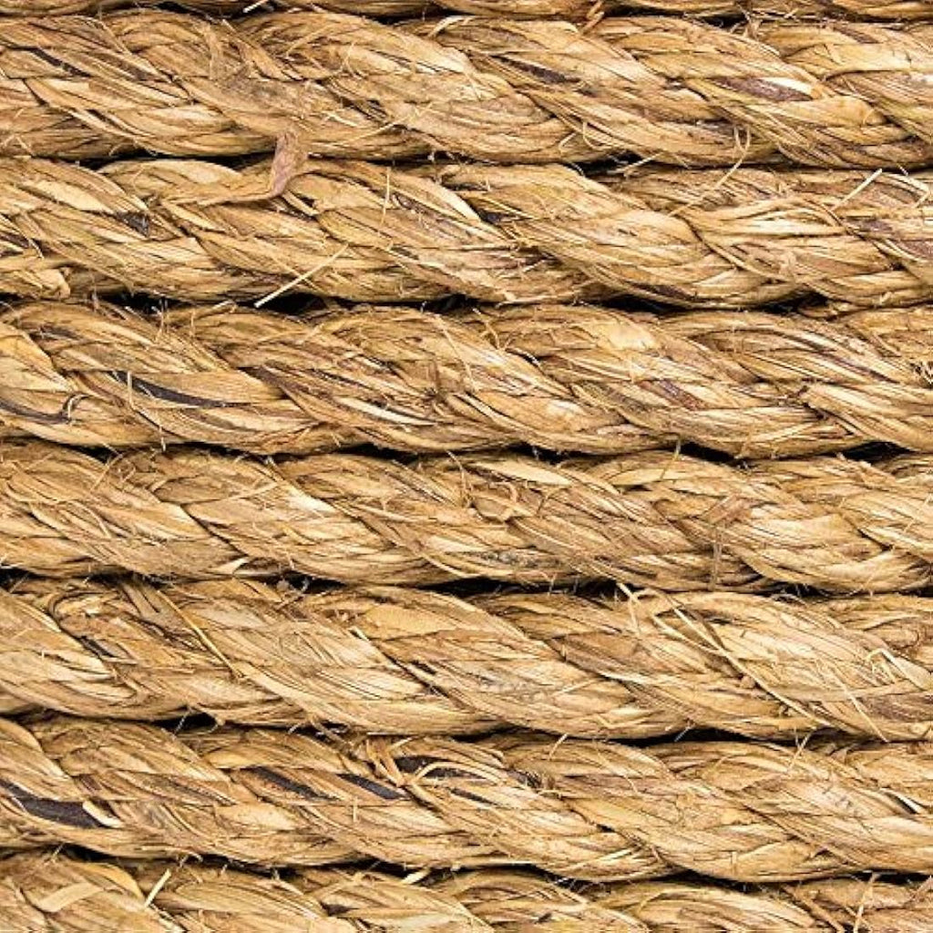 West Coast Paracord Twisted Manila Hemp Rope – Natural Fiber Utility Cord