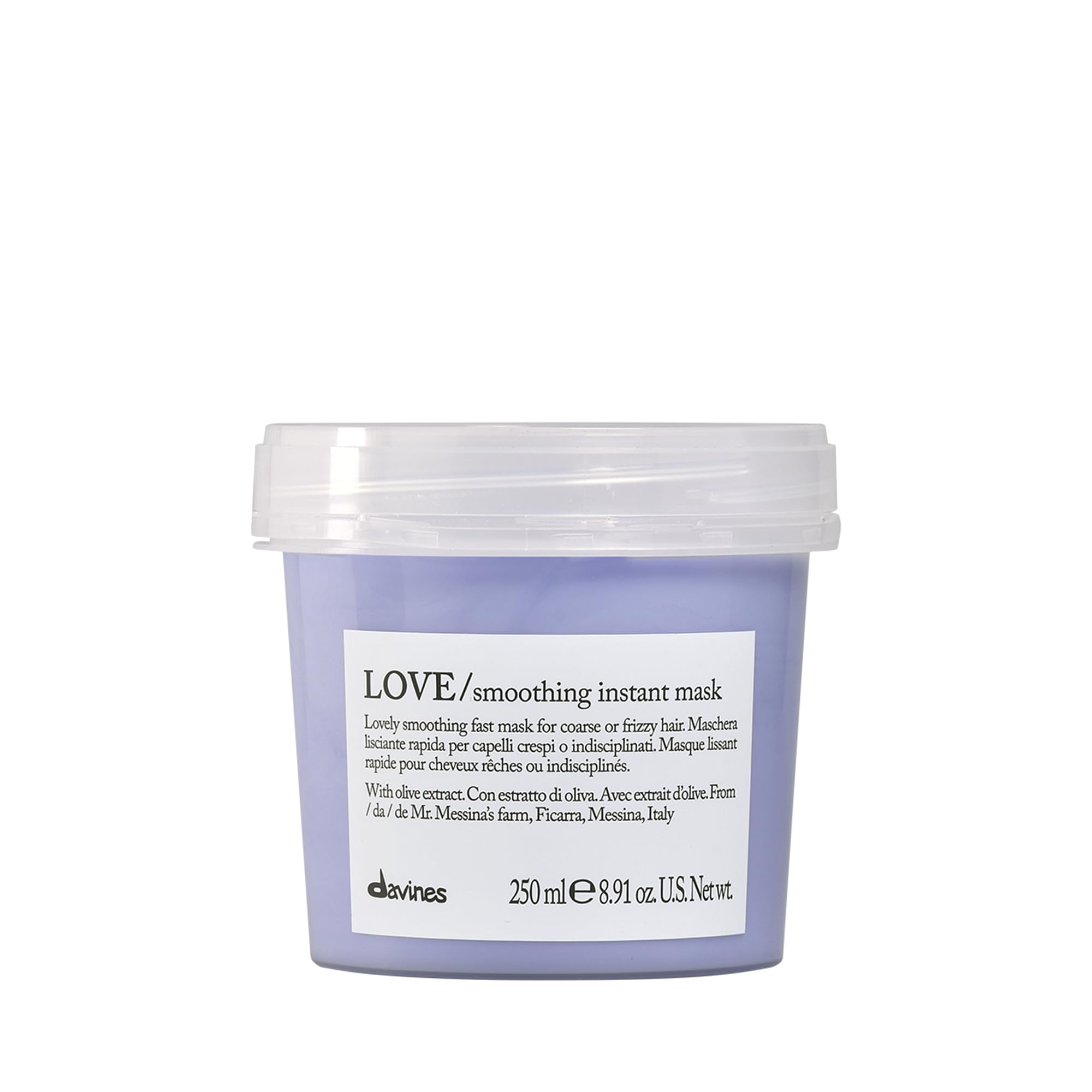 Davines Love Smoothing Instant Mask – Frizz Control Hair Treatment 250ml