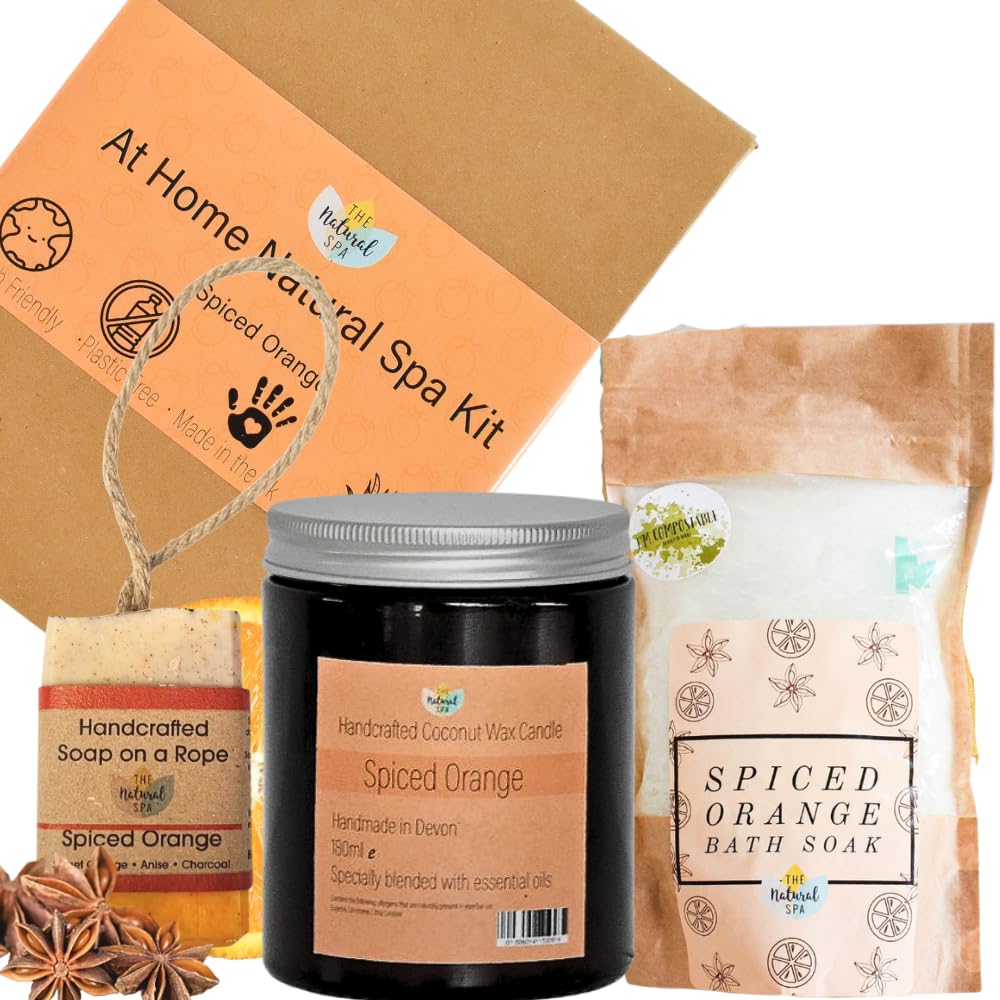 The Natural Spa New Mum Pamper Kit | Vegan Eco-Friendly Bath Gift Set