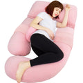 AS AWESLING 60in Full Body Pregnancy Pillow | U-Shape Maternity Lounger
