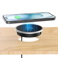 i.VALUX 15W Magnetic Recessed Wireless Charger | Hidden Desktop Grommet