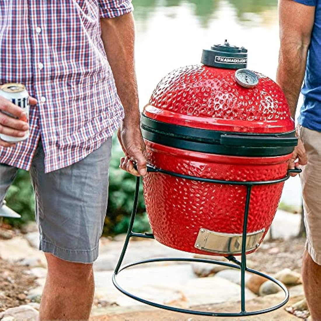 Kamado Joe Junior Joe Jr. Grill Cover - Durable Weatherproof Black