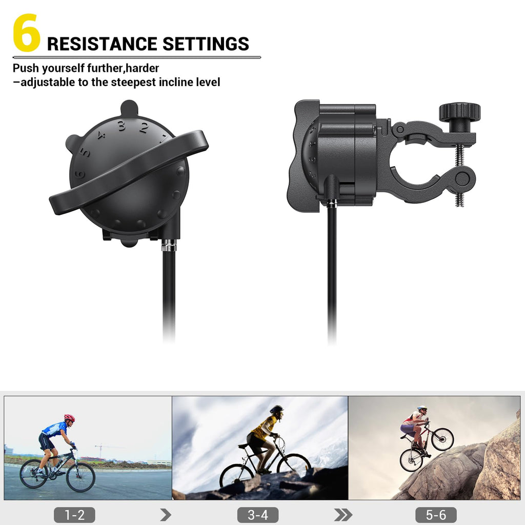 Sportneer Magnetic Bike Trainer - 6 Resistance Levels Indoor Cycling Stand