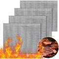GWHOLE Non-Stick BBQ Grill Mats – 4Pcs Reusable Heat Resistant Sheets