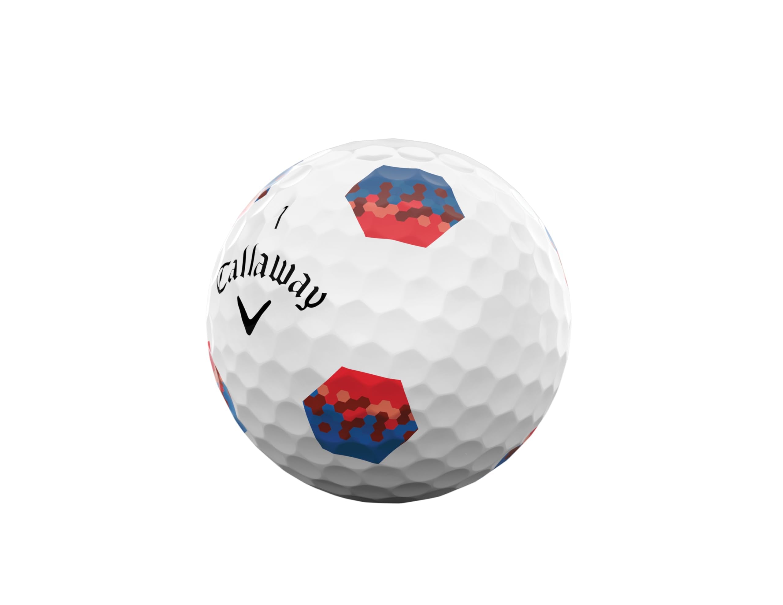 Callaway Chrome Tour X 2024 Golf Balls - Tru Track Blue/Red Pattern