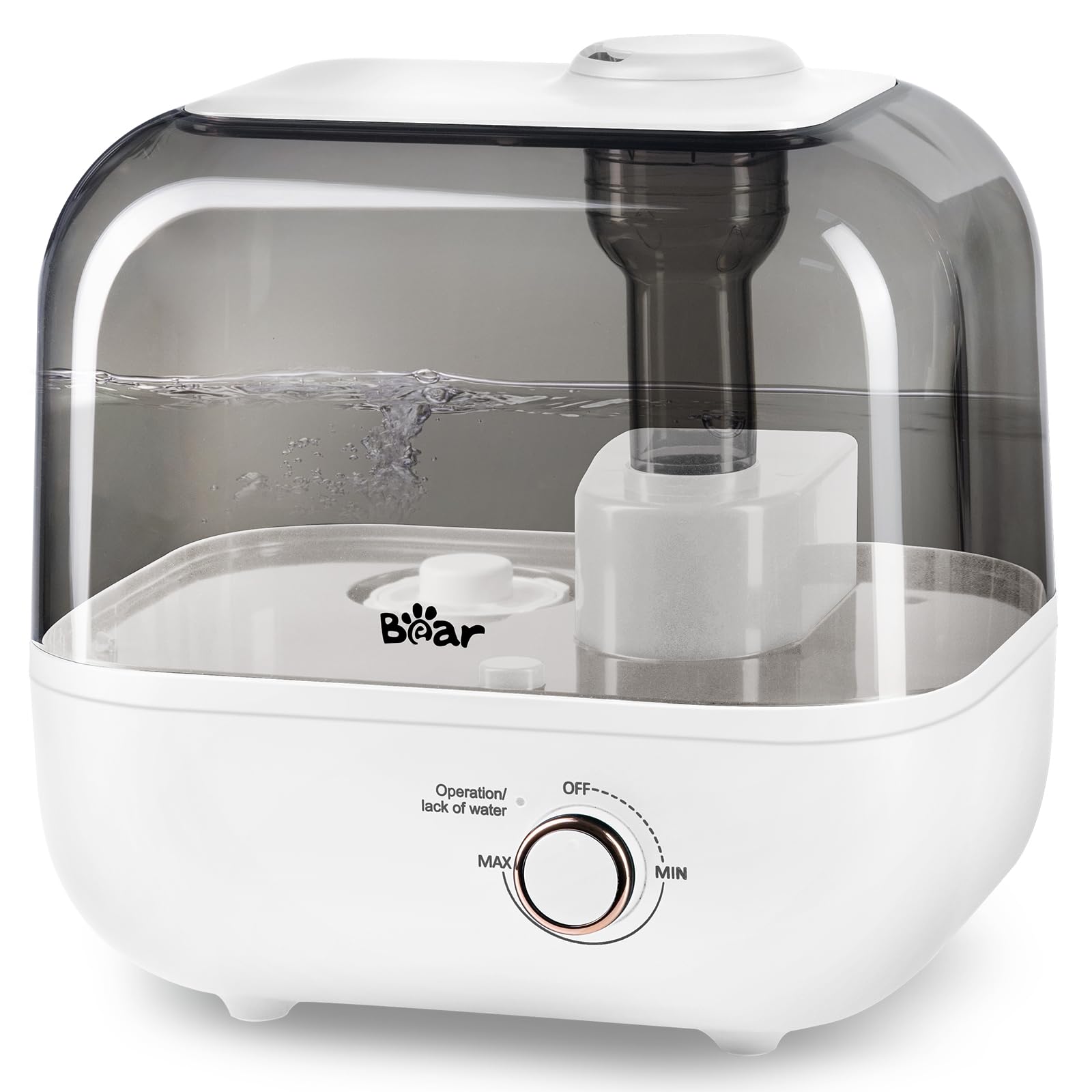 Bear 5L Top Fill Ultrasonic Humidifier with Aromatherapy Tray - White