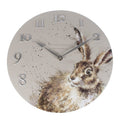 Wrendale Designs Hare Wall Clock – 30cm Grey Resin Farmhouse Decor